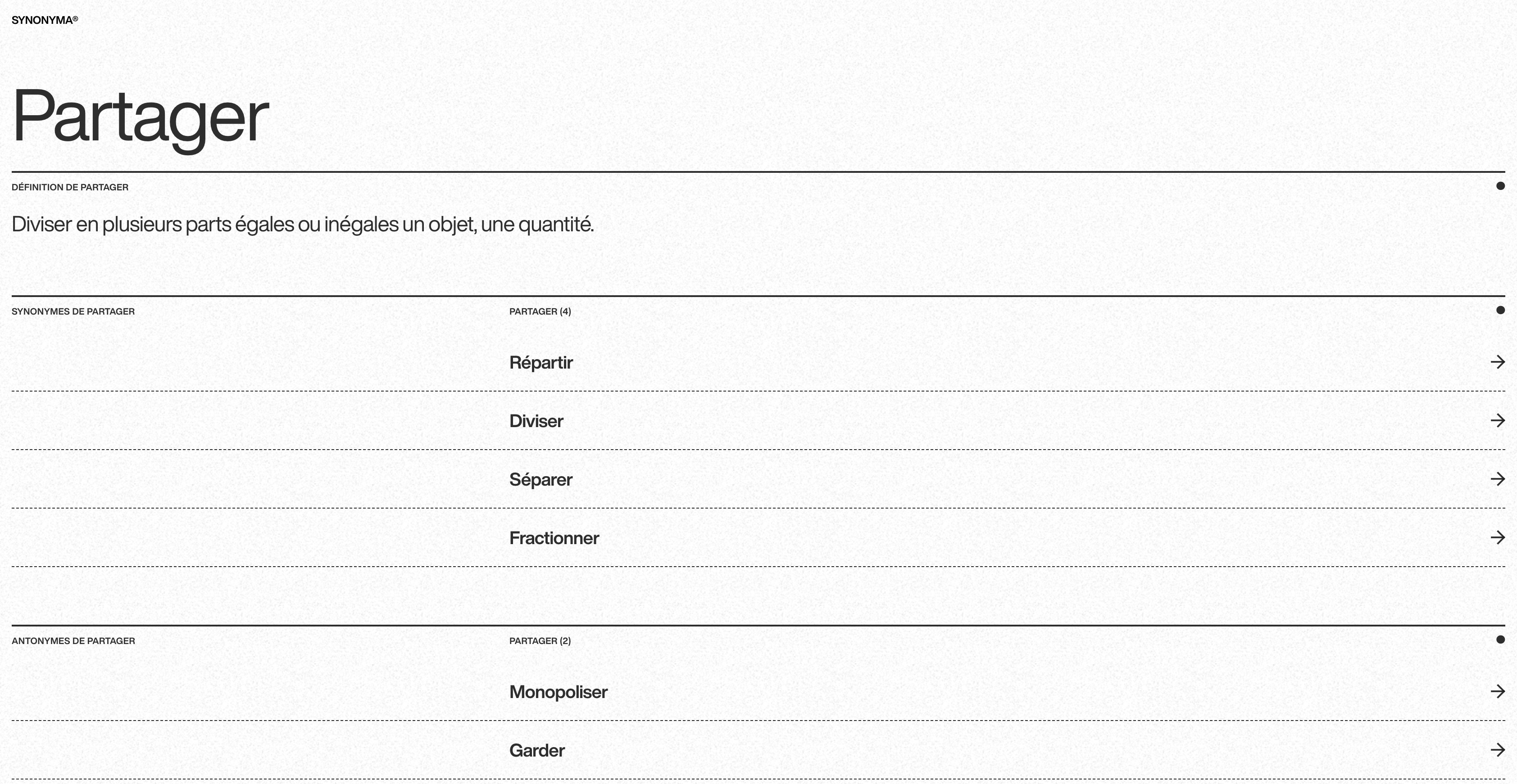 Mídia 1 de Site de sinônimo francês livre de GTP3 grátis - Site de pesquisa de sinônimos francês gratuitamente e sem anúncios