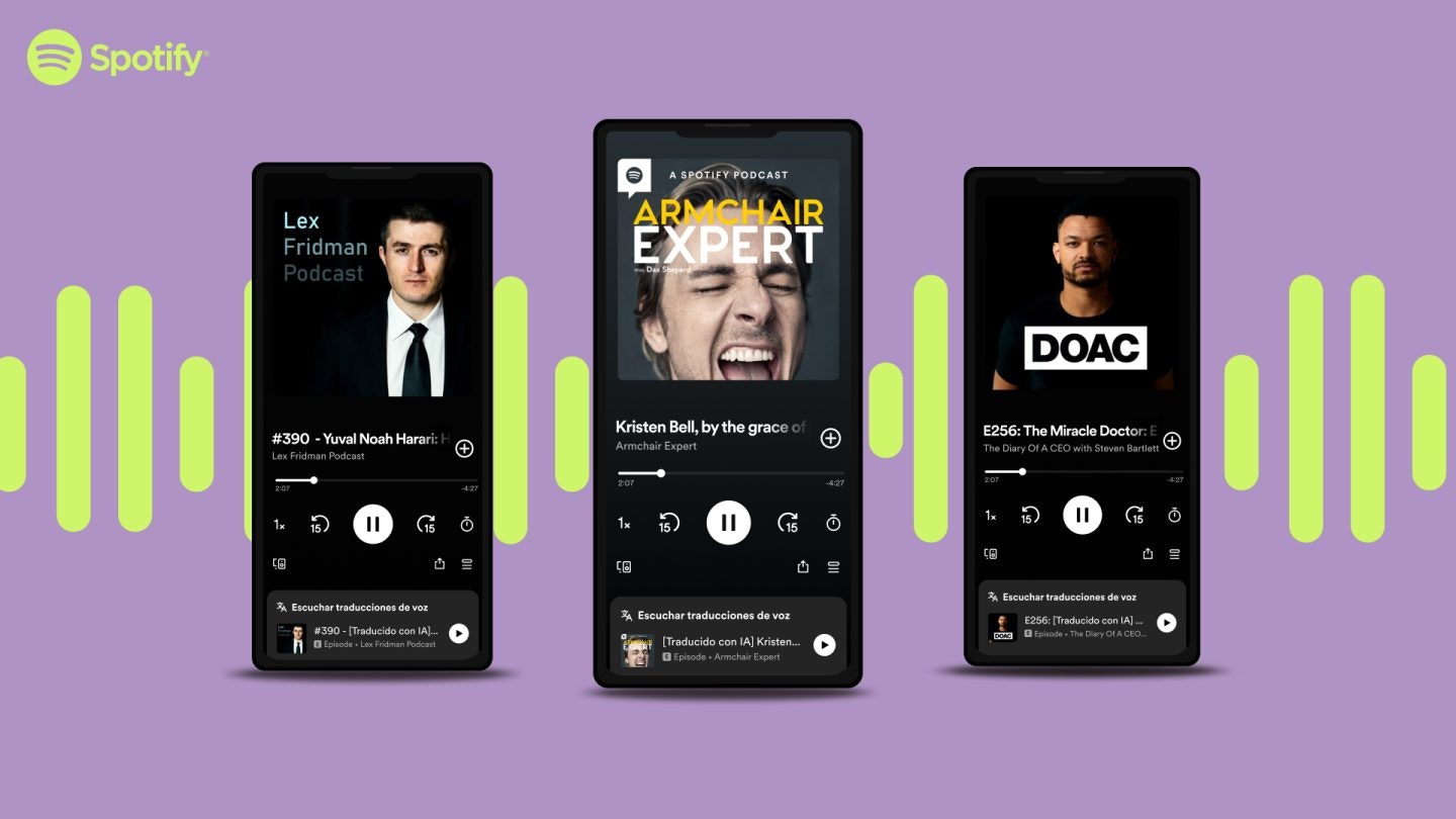Pilote de traduction vocale de Spotify de Spotify media 2