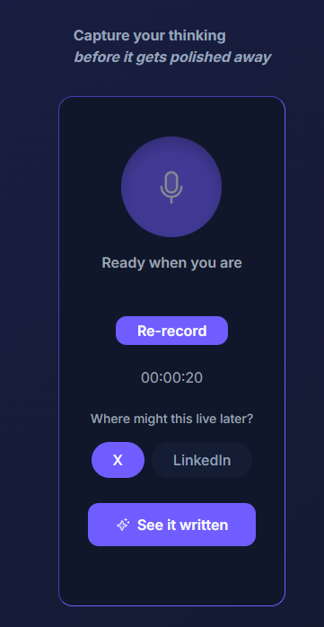 Voice2Value - Screenshot 3 showing product features and functionality