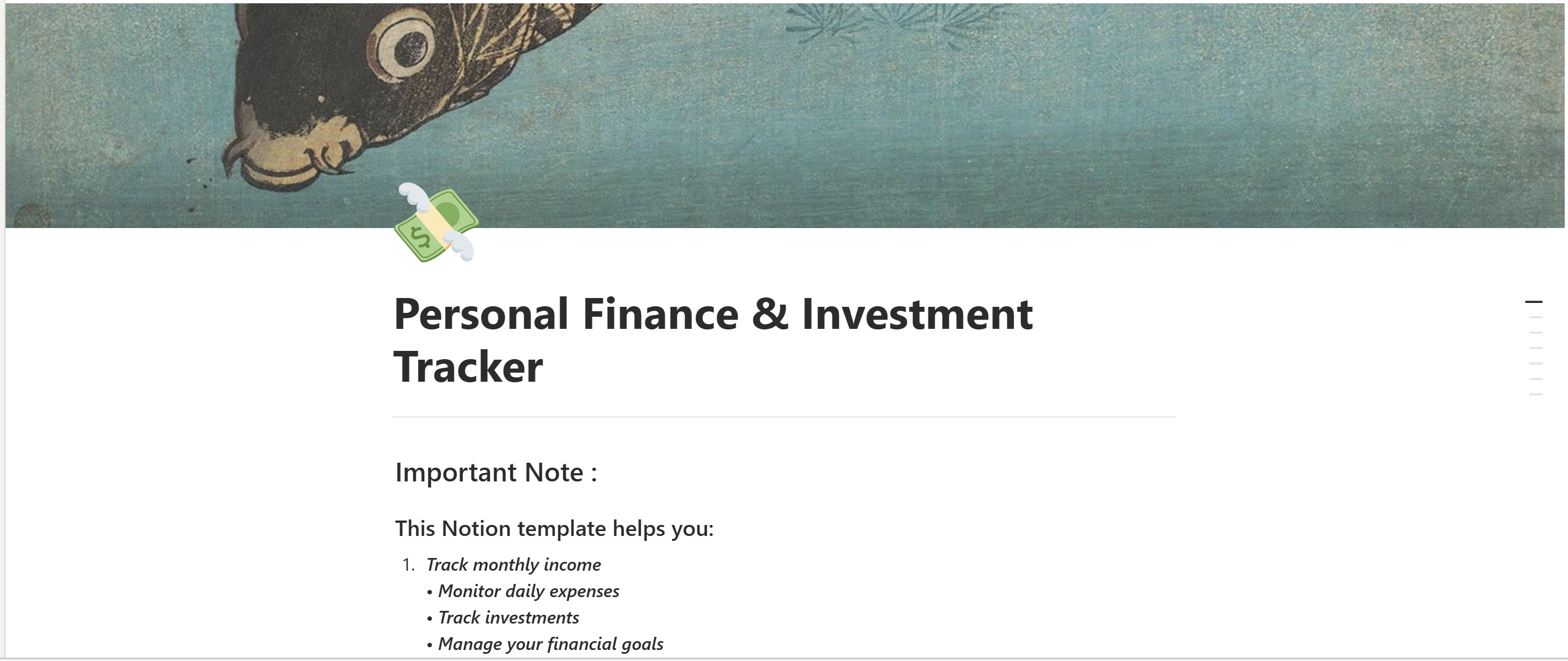 Personal Finance & Investment Tracker  - Screenshot 3 showing product features and functionality