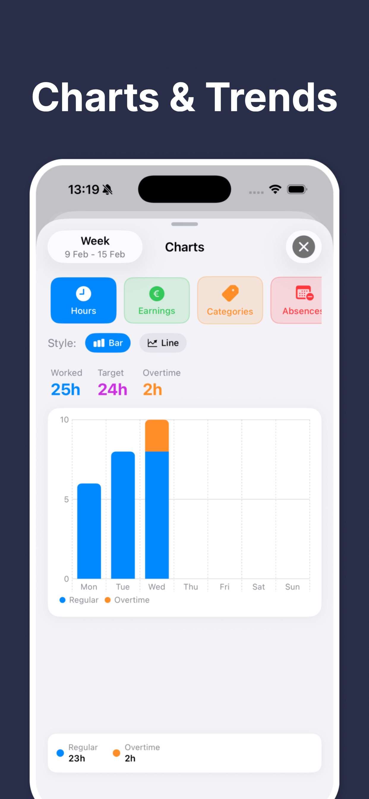 Tymo -  Work Hours & Shift Log gallery image
