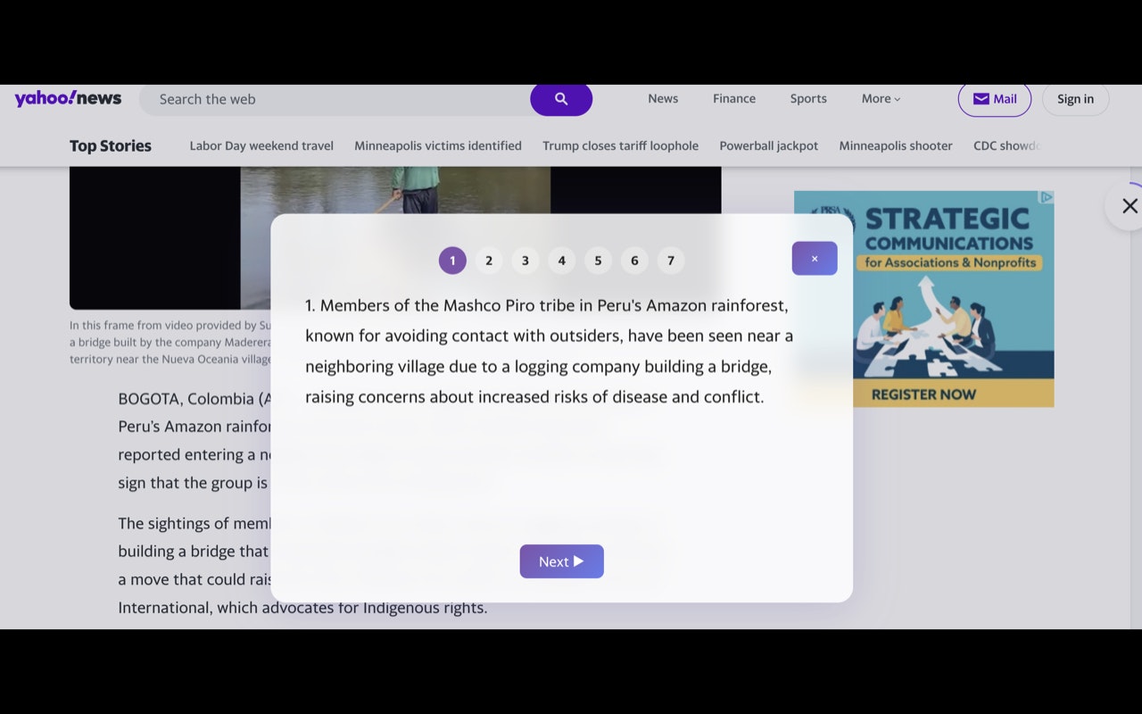 Mídia 2 de AI Assistente Hub - Recheio de formulário inteligente, resumo de páginas e verificação de fatos