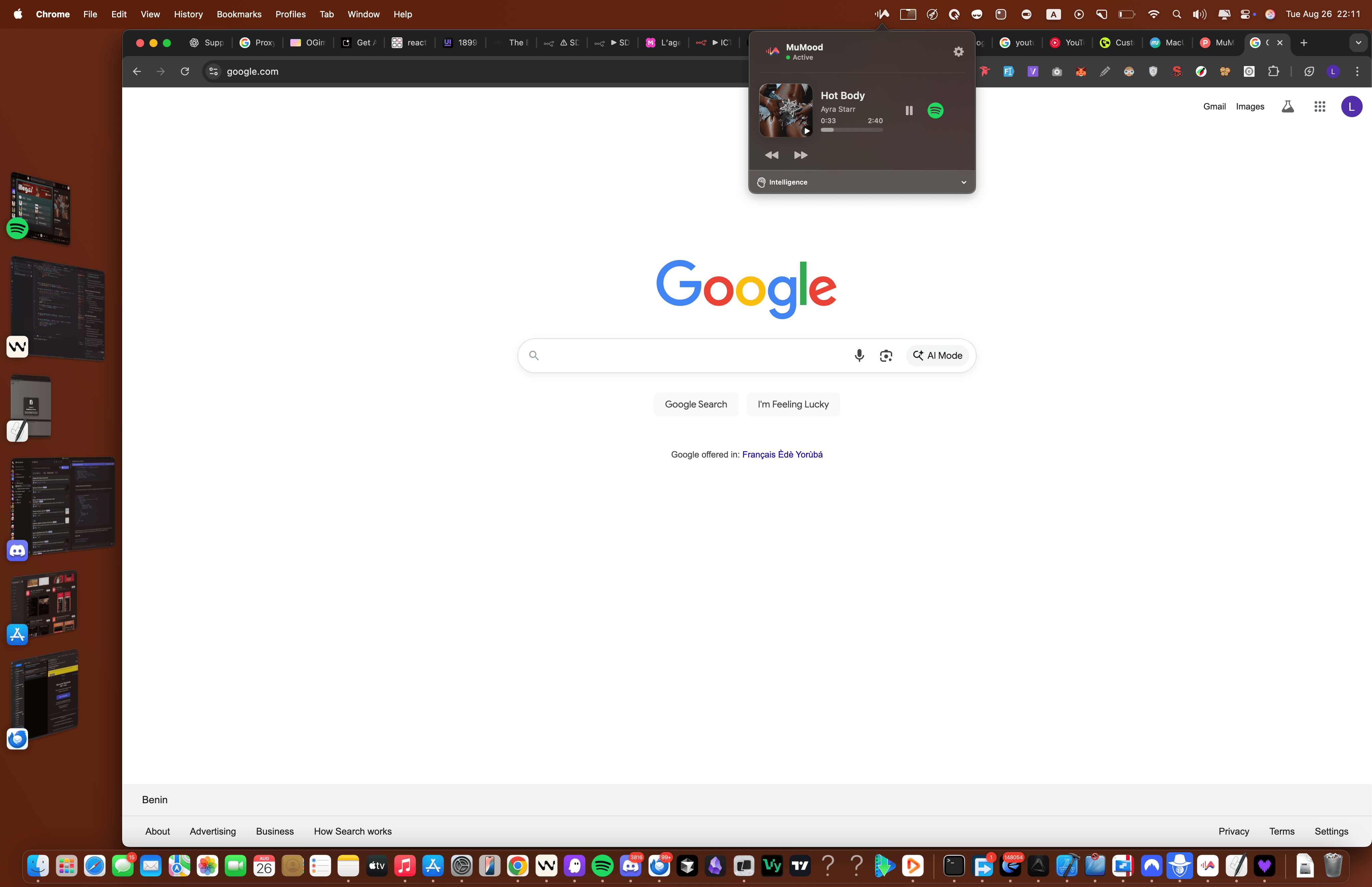 В настроении - Адаптивные обои для macOS |Музыкальная реактивная настольный компьютер медиа 3