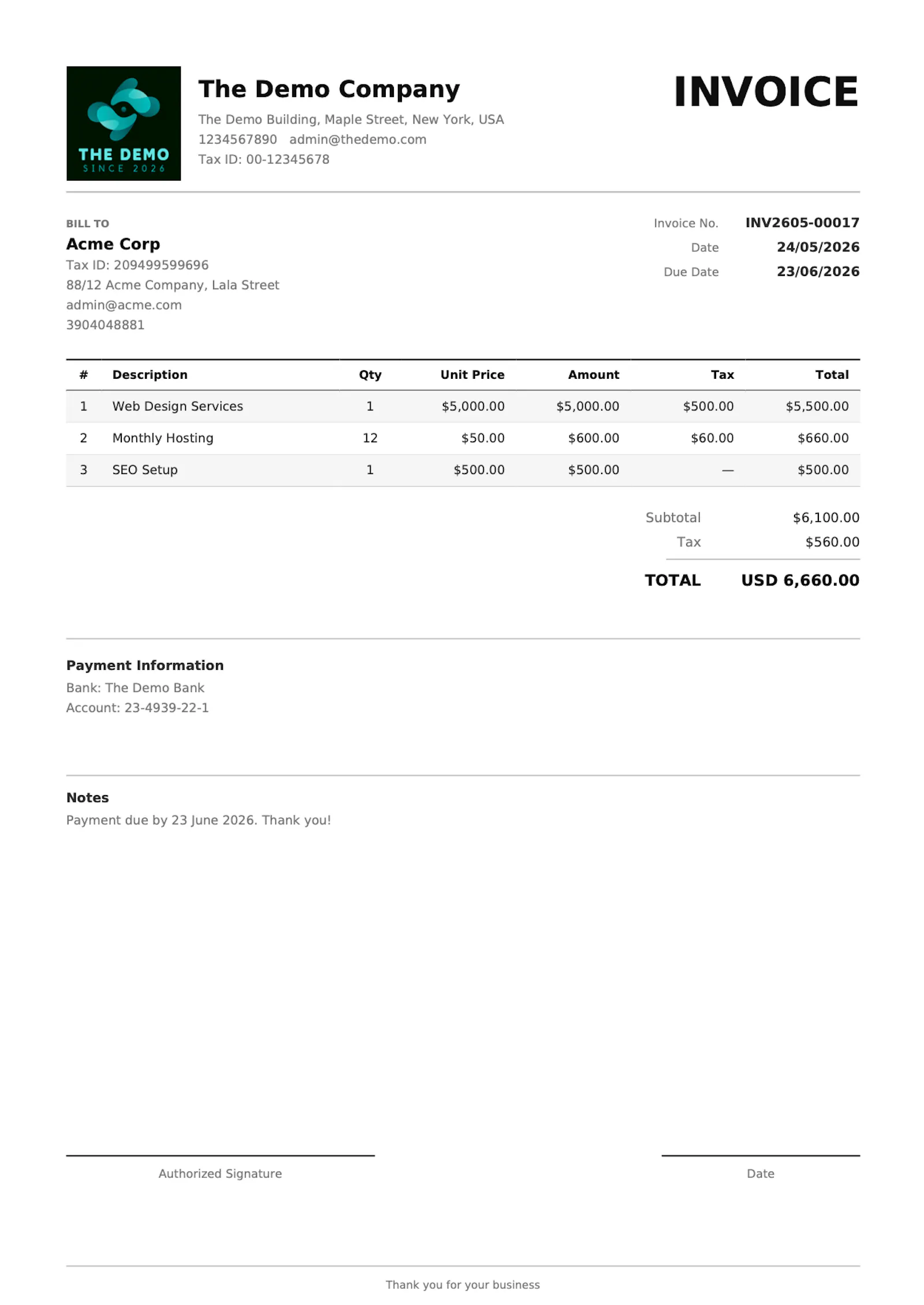 RunInvoice screenshot 4