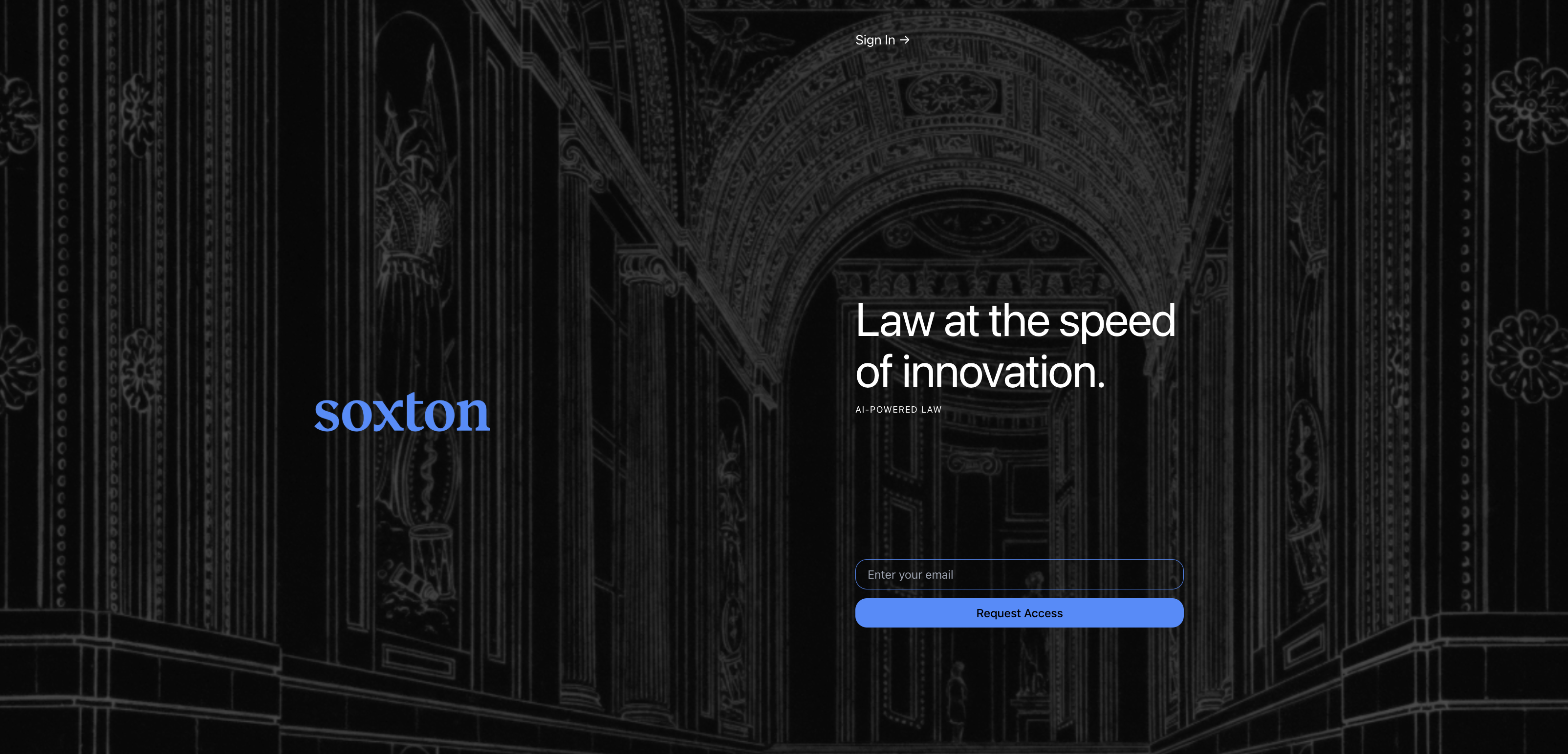 Soxton AI: AI Powered Law Firm - Main product screenshot demonstrating key features and user interface