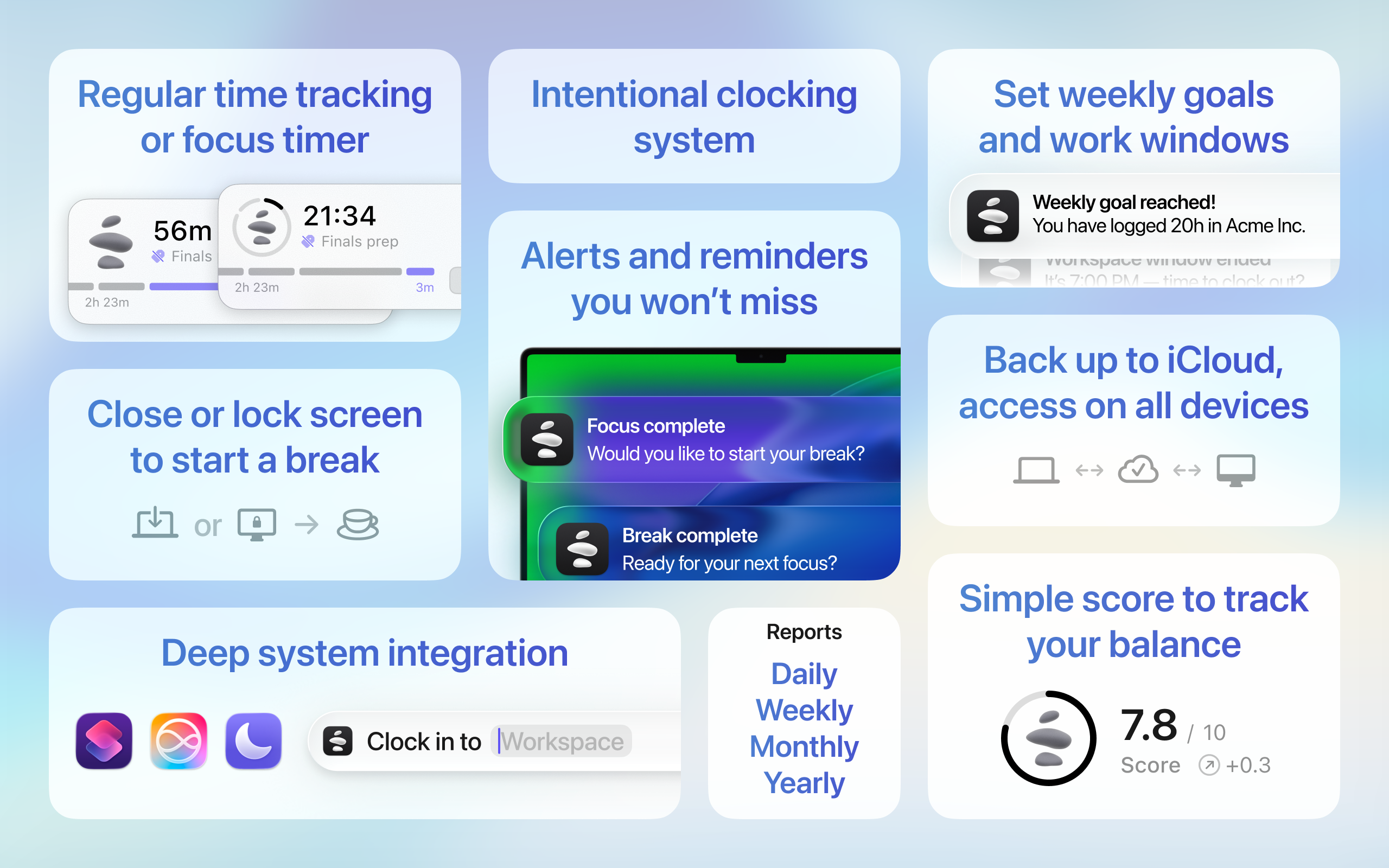 Balance: Mindful time tracking gallery image