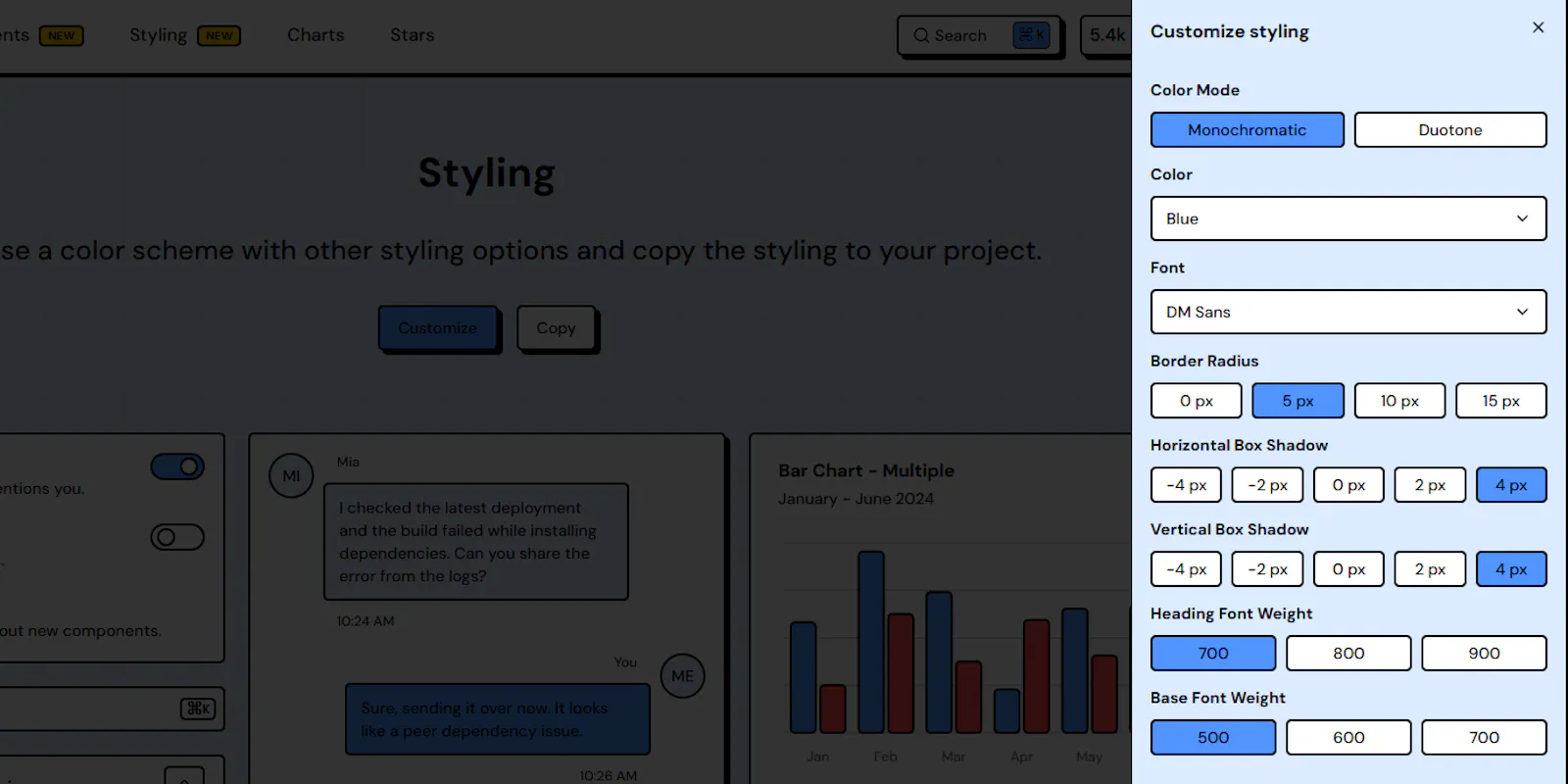 Neobrutalism components screenshot 4