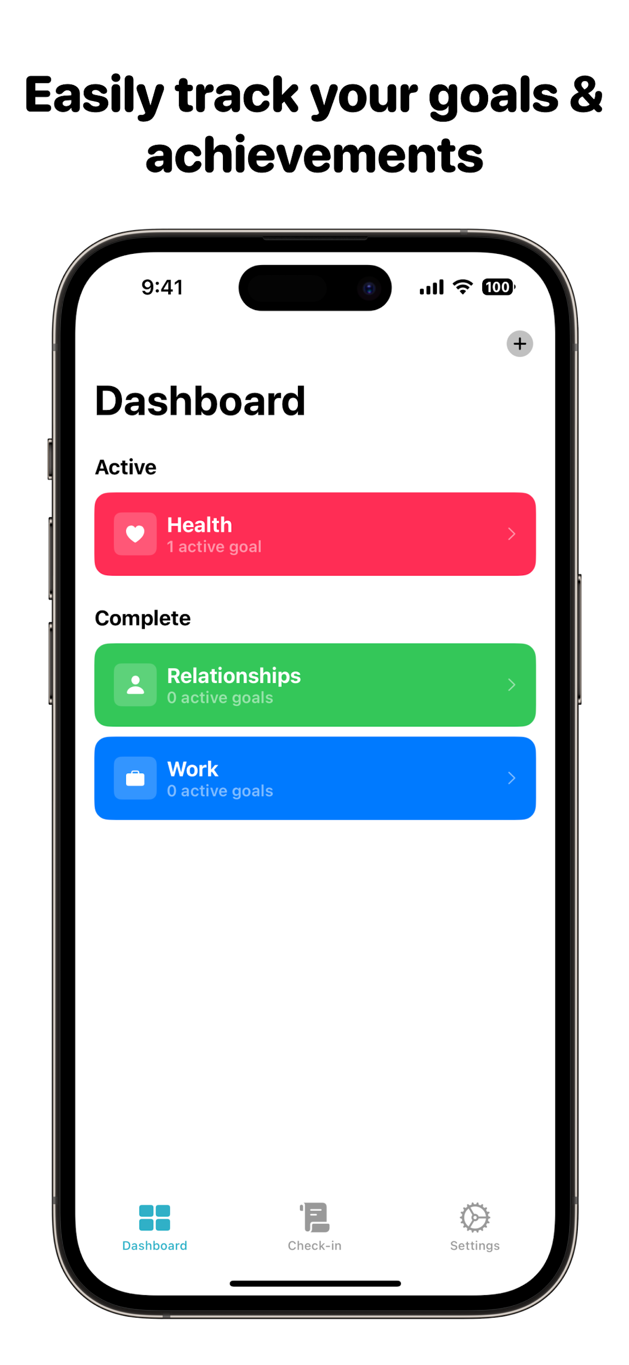 Goal Tracker - Volg uw doelen - Plan, voortgang en bereik doelen media 1