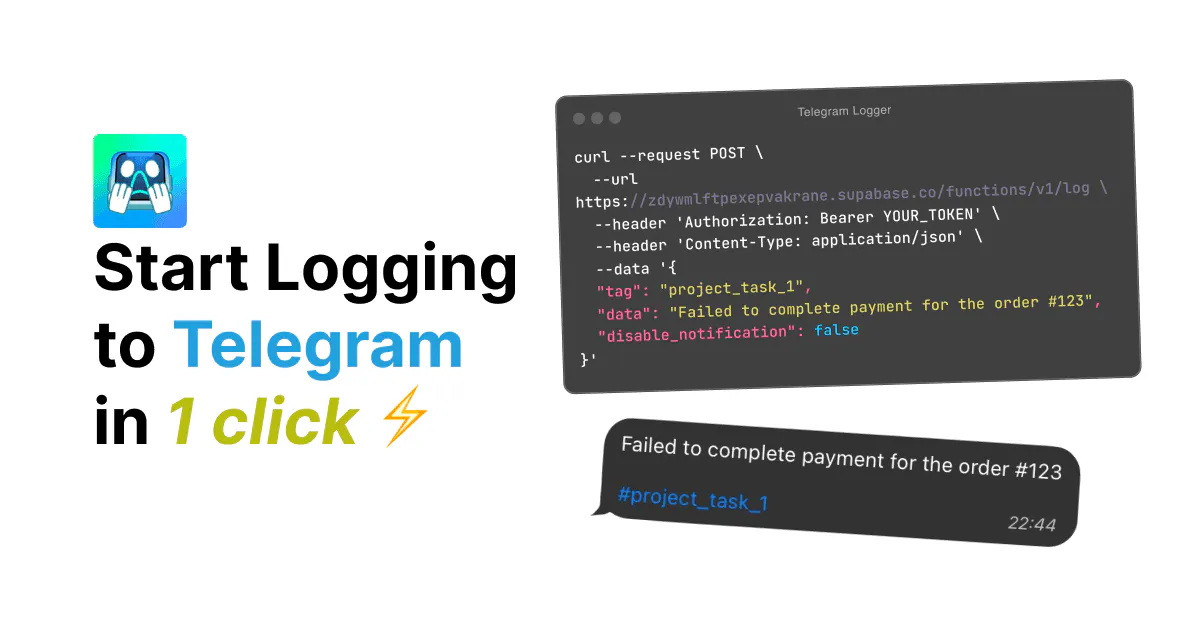 Telegram Logger
