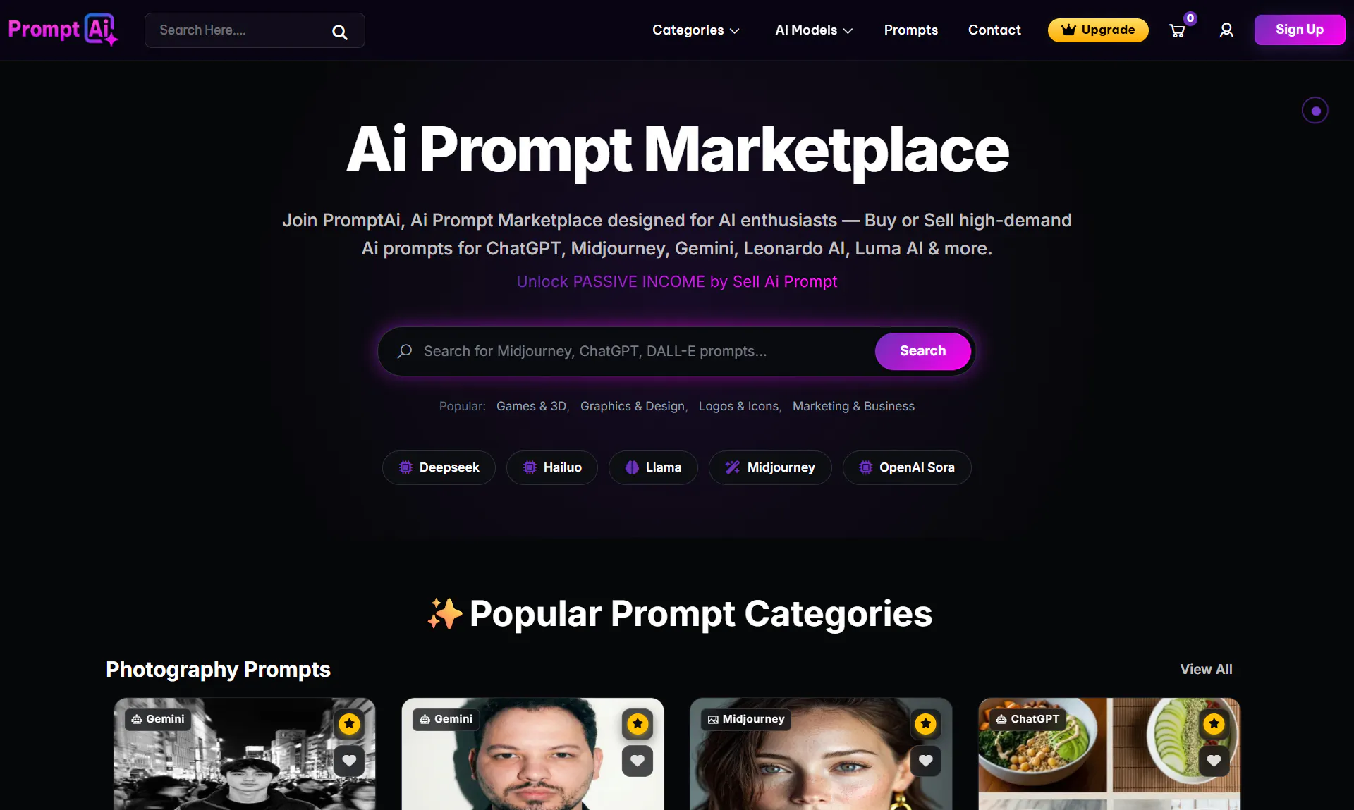 PromptAi Market - Ai Prompt Marketplace gallery image