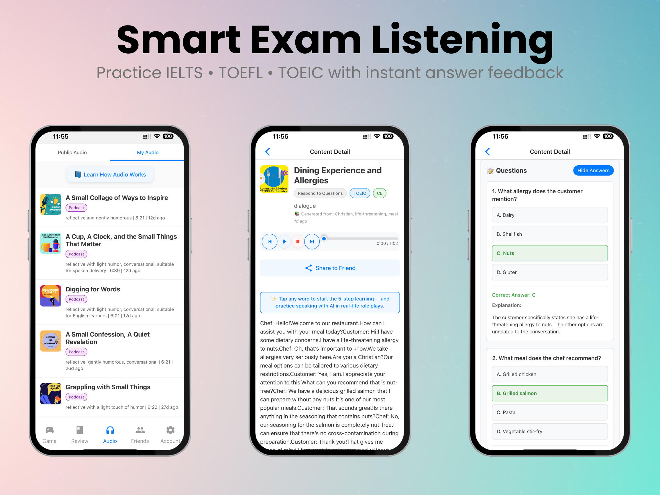 Média Lexitalk AI 2.0 - Pratique anglaise alimentée par AI - podcasts, parole, jeux 4