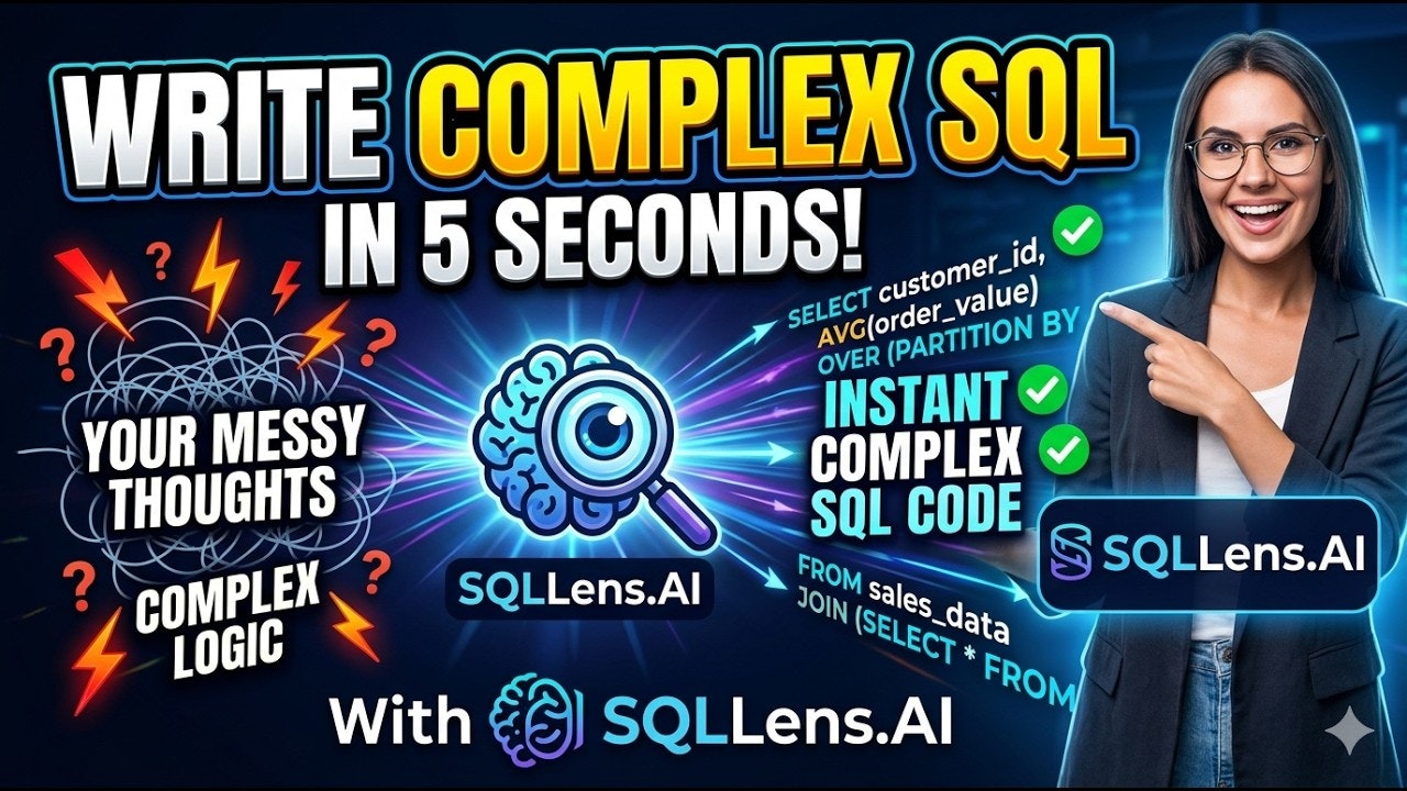 SQLLens.AI – Your AI Database Engineer  gallery image