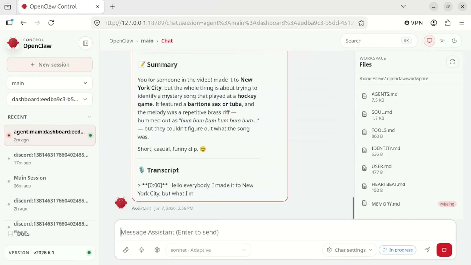 Weftly screenshot 1 (video preview)
