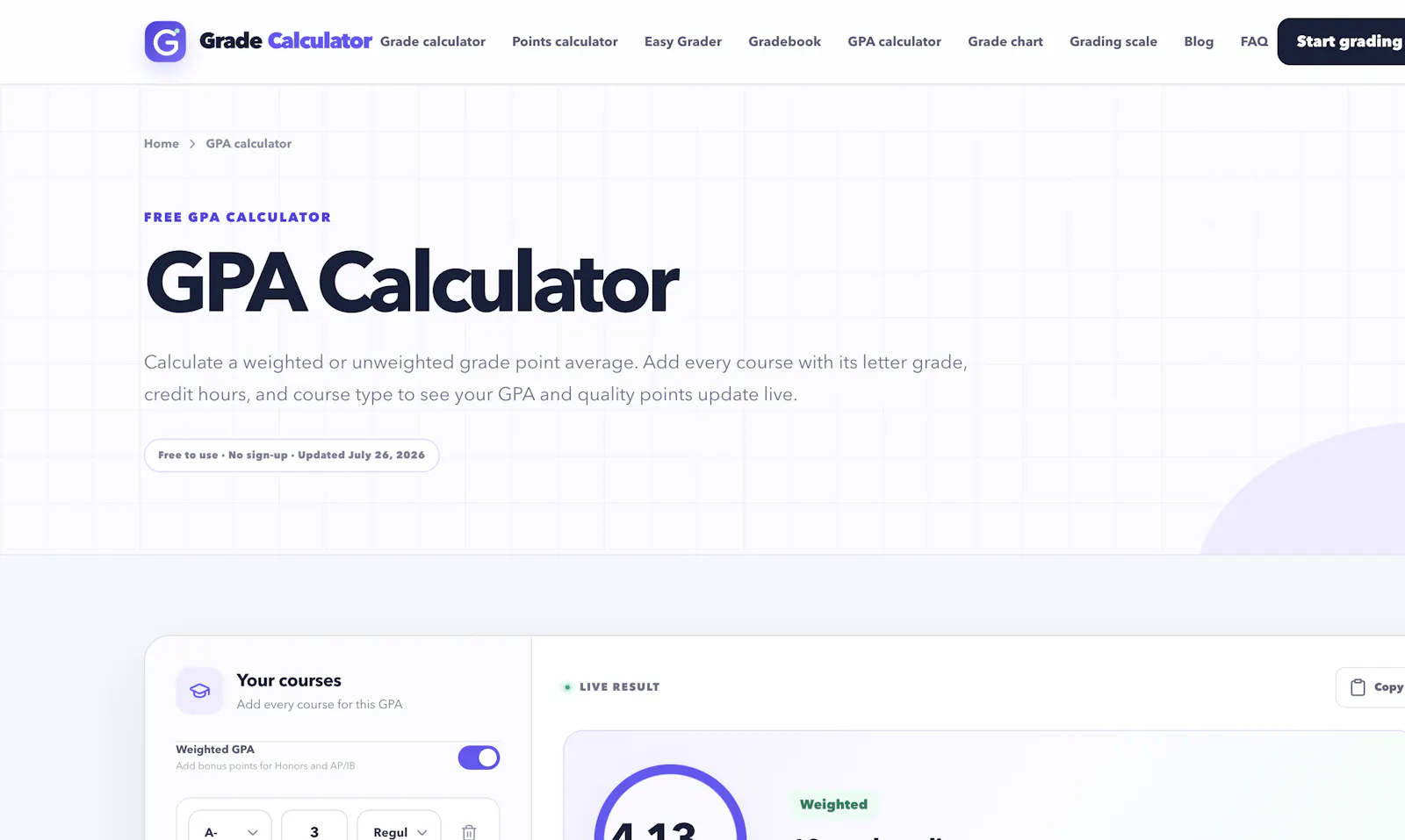 Grade Calculator screenshot 3
