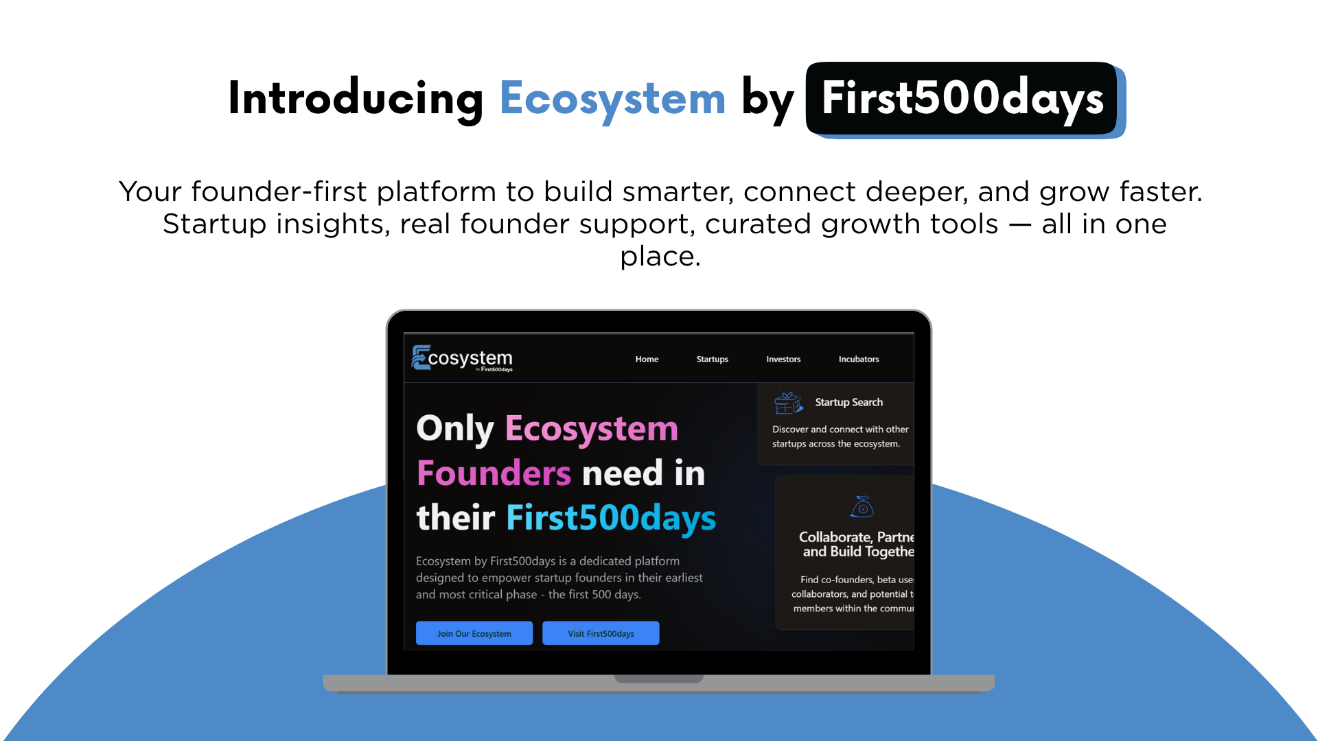 Ecosistema de inicio - First500days media 2