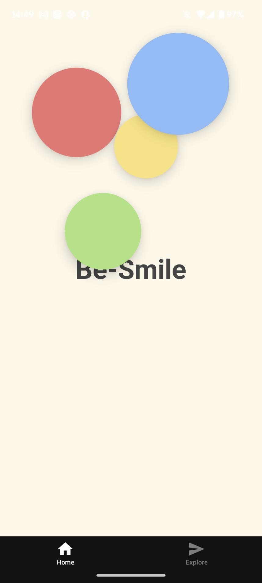 Media Be-Smile - Aplikasi mainan mengetuk senyap untuk menenangkan bayi yang menangis di khalayak ramai 1