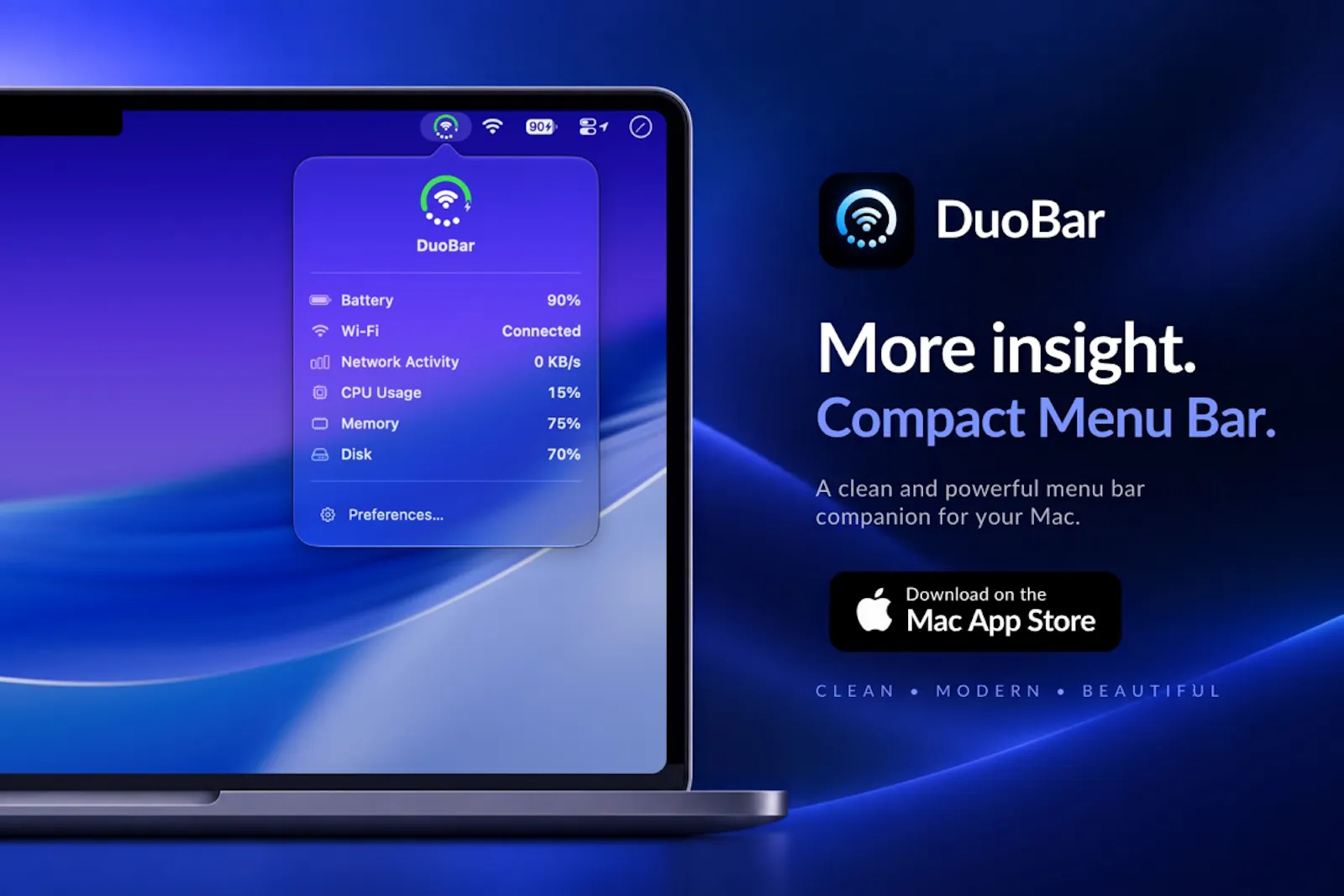 DuoBar screenshot 2