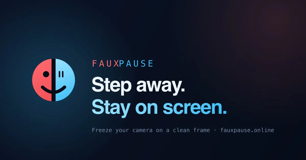 Faux Pause - Freeze your camera gallery image