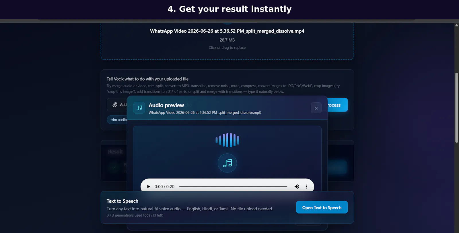 Vocix screenshot 6