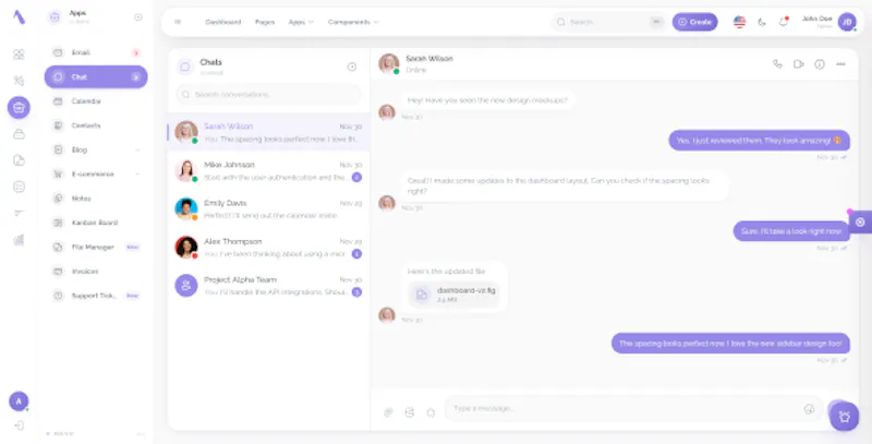 Adivo AIReady – React 19 Admin Dashboard screenshot 2