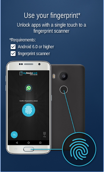 myDeviceLock Biometric AppLock gallery image