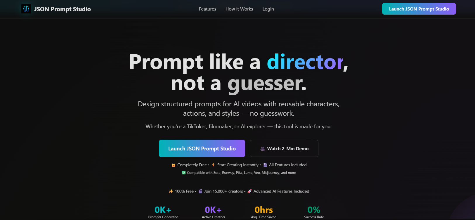JSON Prompt Studio gallery image