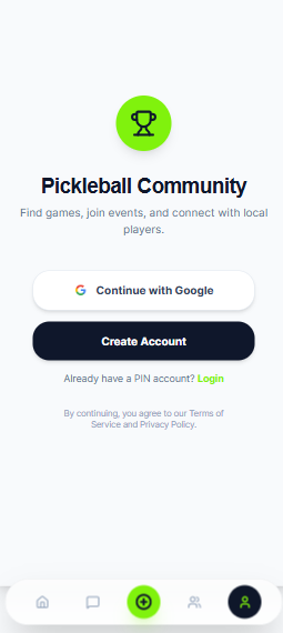 Pickle Ball App