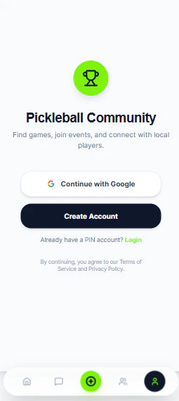 Pickle Ball App