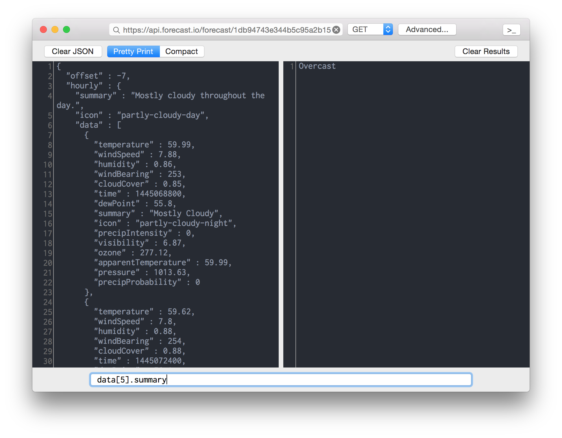 JSON Query Image