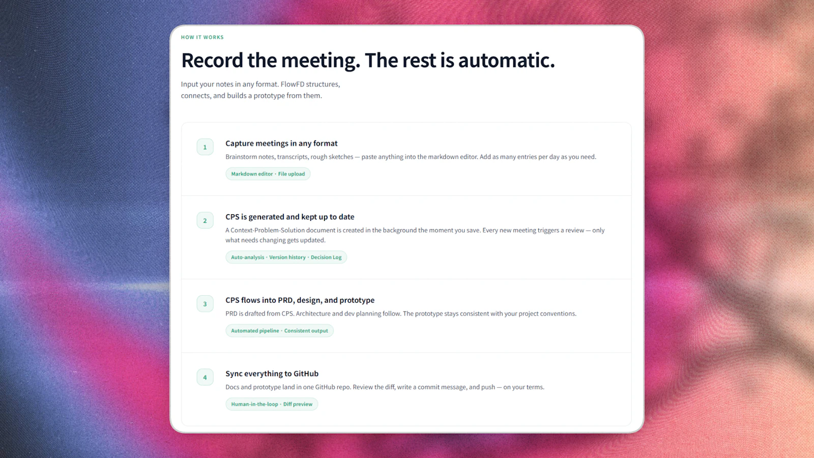 FlowFD screenshot 3