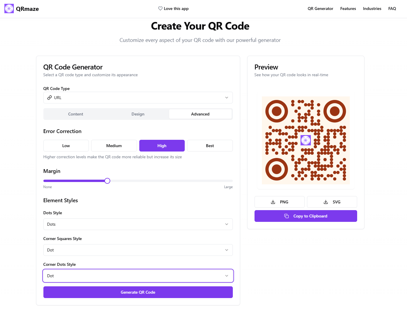 Qrmanze - Ücretsiz çarpıcı özel QR kodları oluşturun medya 4