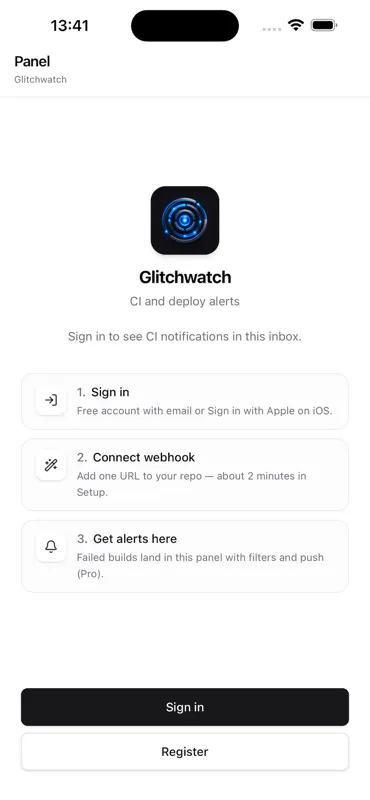 Glitchwatch — CI and deploy alerts gallery image