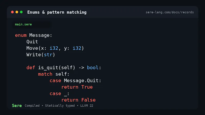 Sere Language screenshot 3