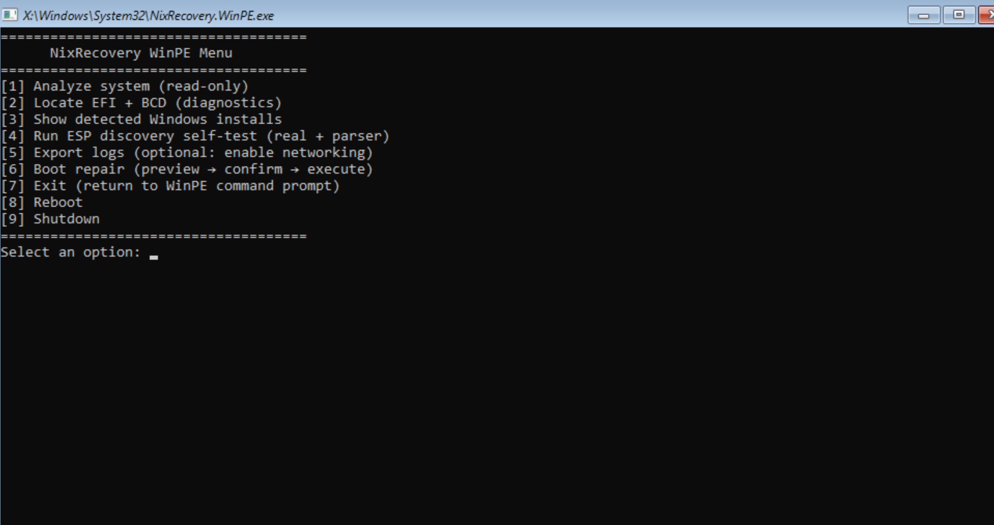 NixRecovery gallery image