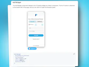 Ko-fi React Library gallery image