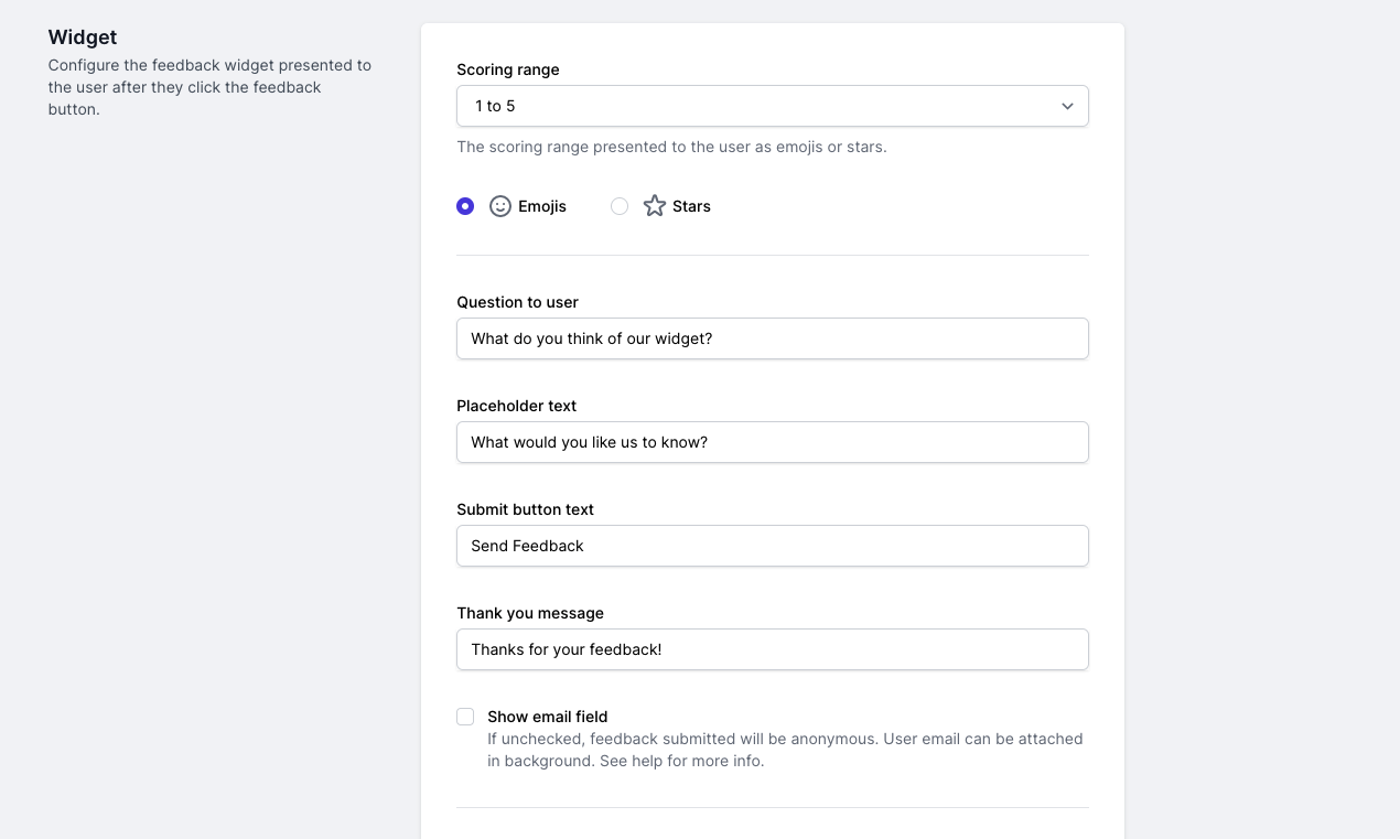 Feedback Button gallery image