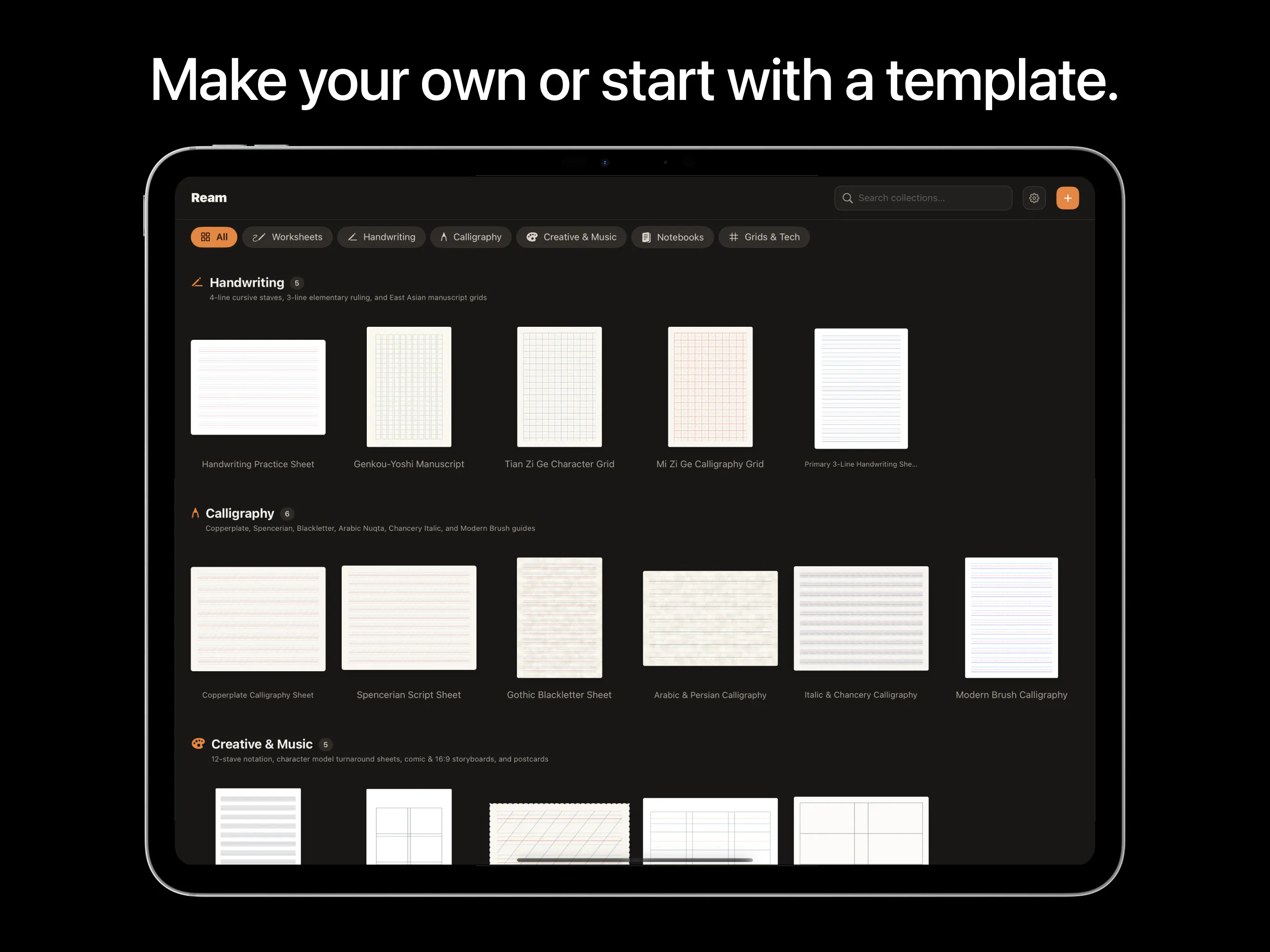 Ream: Design your own paper on iPad gallery image