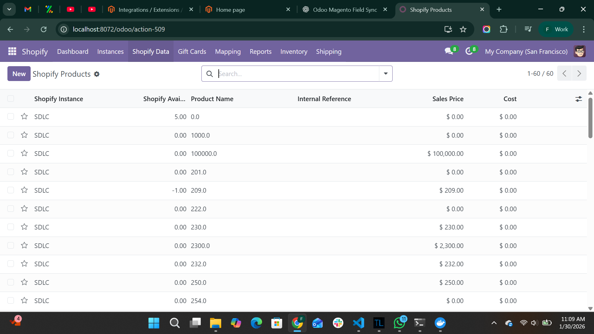 Shopify-Odoo Connector  - Screenshot 5 showing product features and functionality