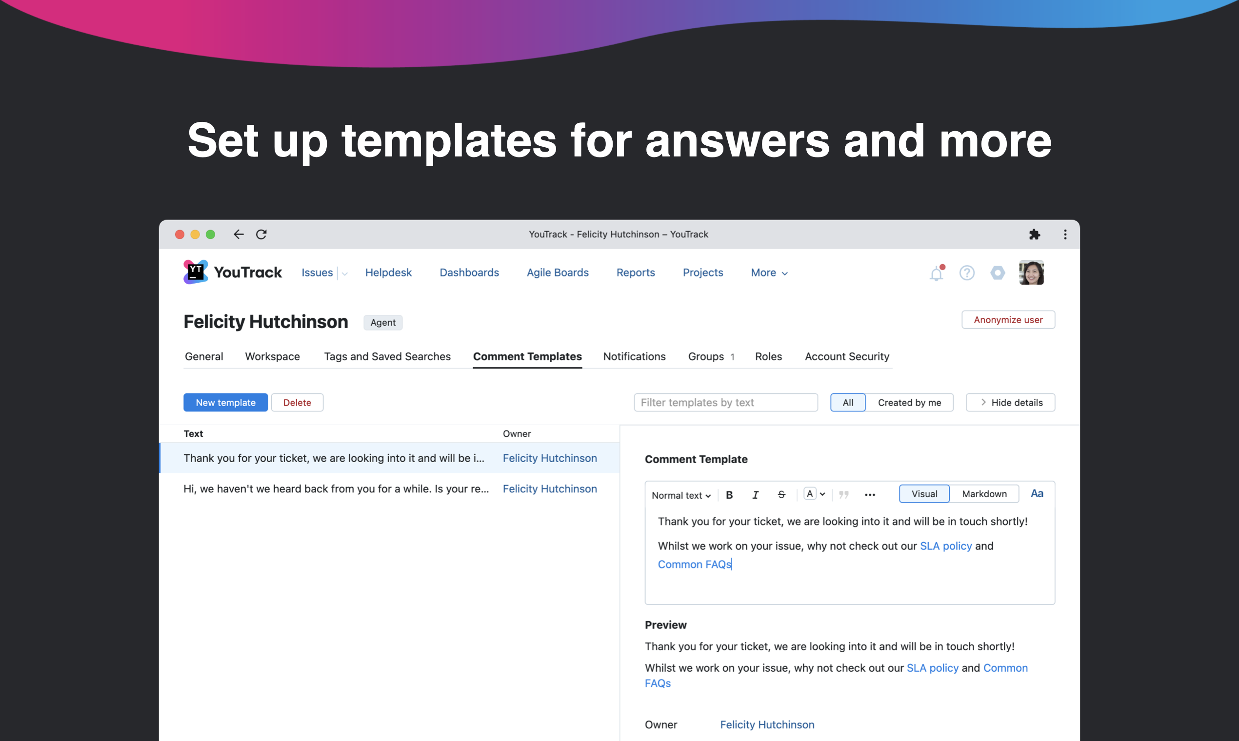 Media YouTrack Helpdesk - Menyelaraskan sokongan pelanggan anda dengan cepat dan mudah 6