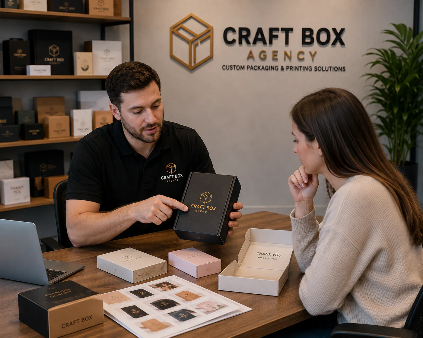 Custom Packaging Boxes Craft Box Agency