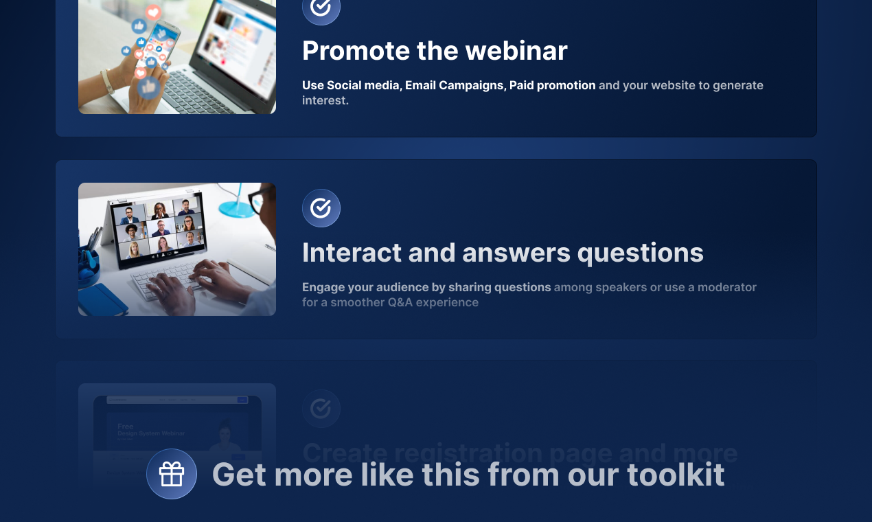 Webinar Toolkit โดย CloudPresenter - การสัมมนาผ่านเว็บความเป็นเลิศปลดปล่อย: นำทางข้อผิดพลาดอย่างชาญฉลาด media 5