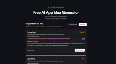 RapidNative free tools gallery image