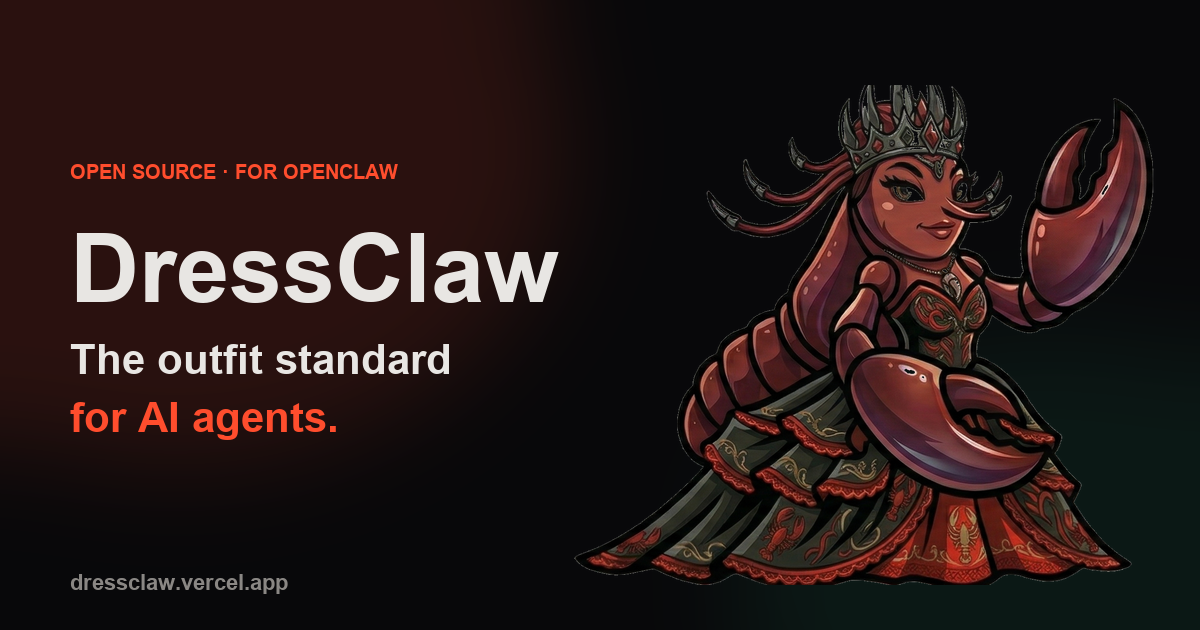 DressClaw—The Outfit Standard 4 OpenClaw gallery image