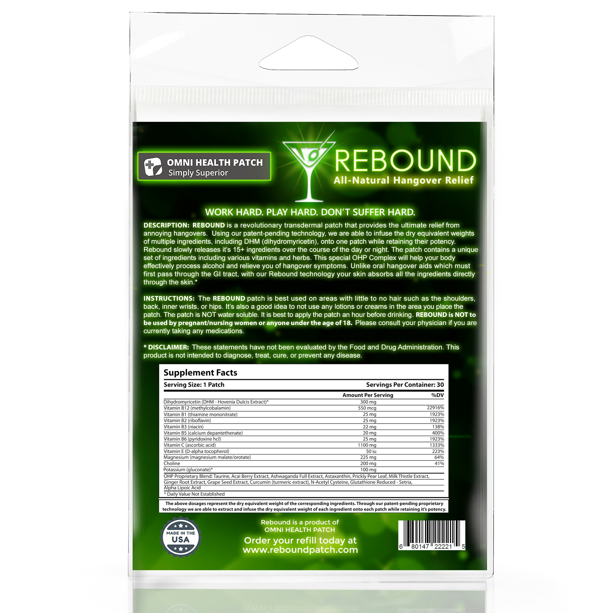 Rebound Hangover Patch gallery image