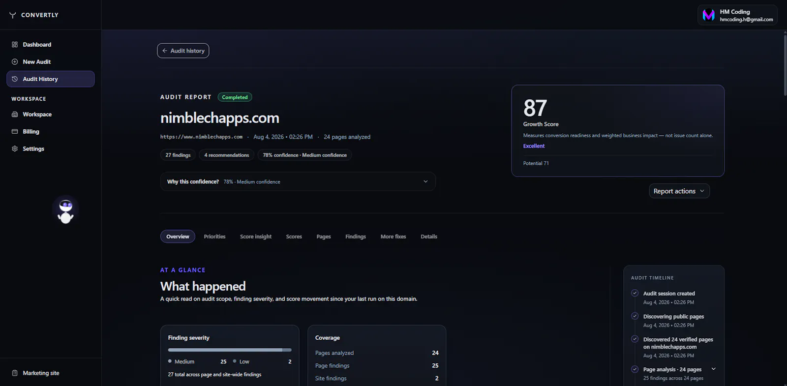 Convertly screenshot 2