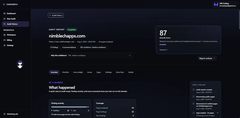 Convertly screenshot 2