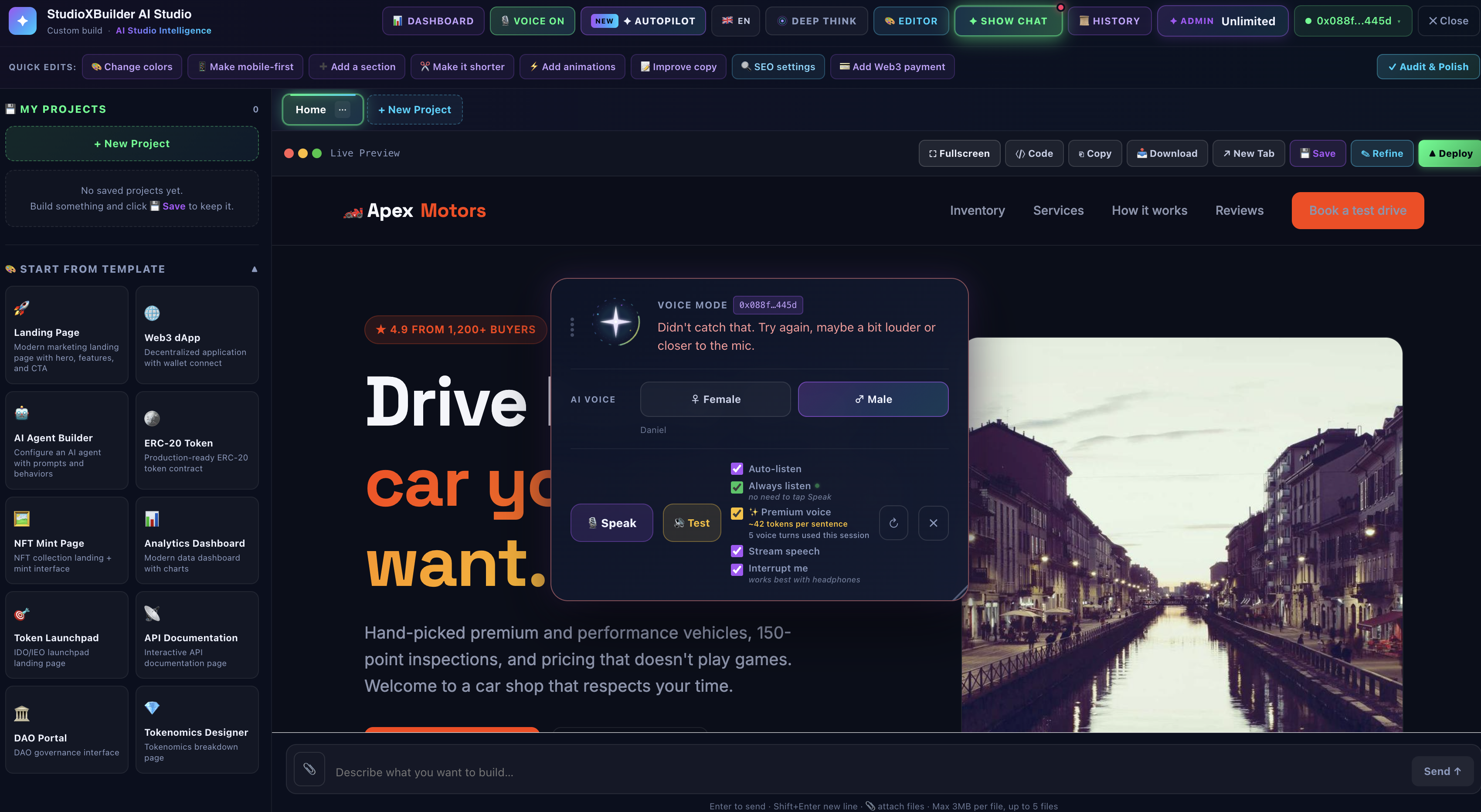 StudioXBuilder gallery image
