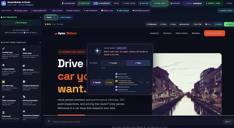 StudioXBuilder screenshot 8