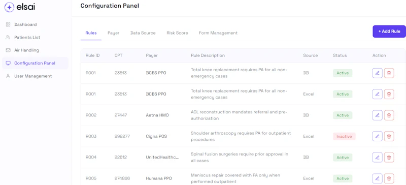 elsai Prior Authorization Agent screenshot 4