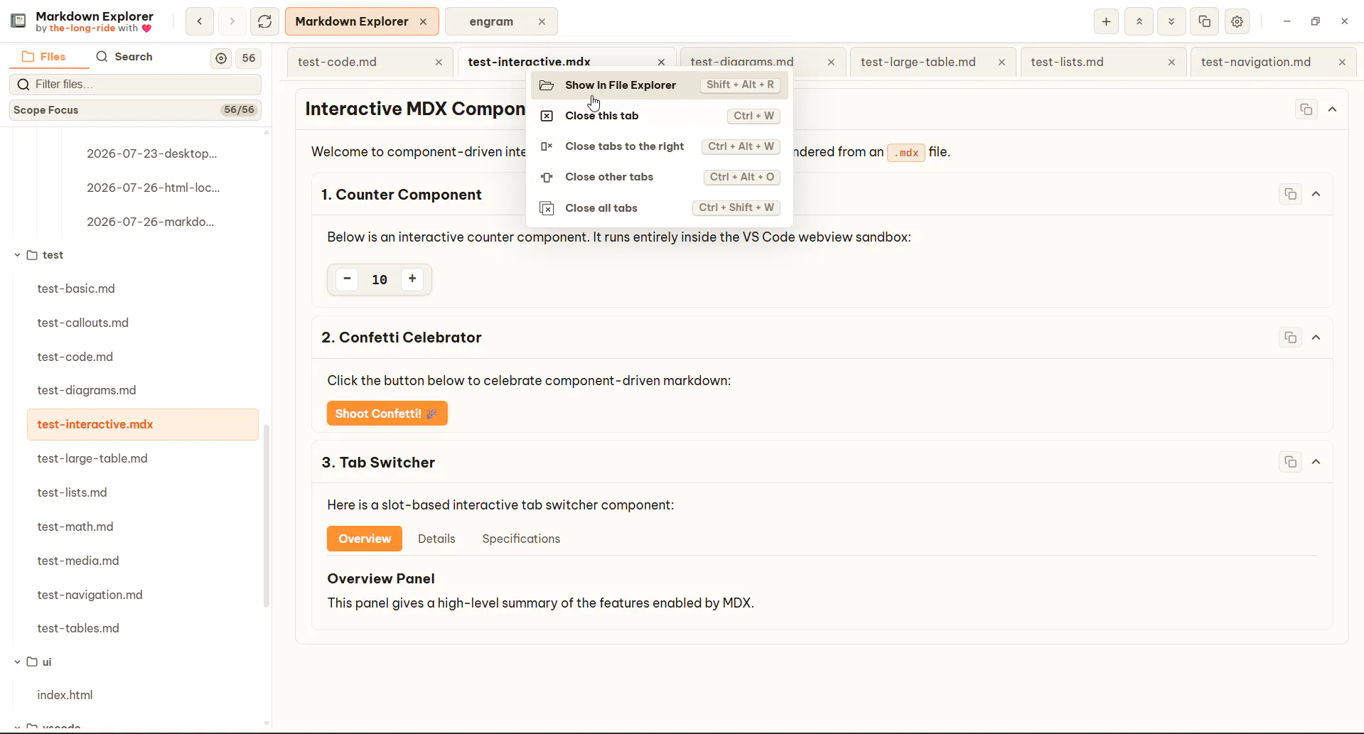 Markdown Explorer gallery image